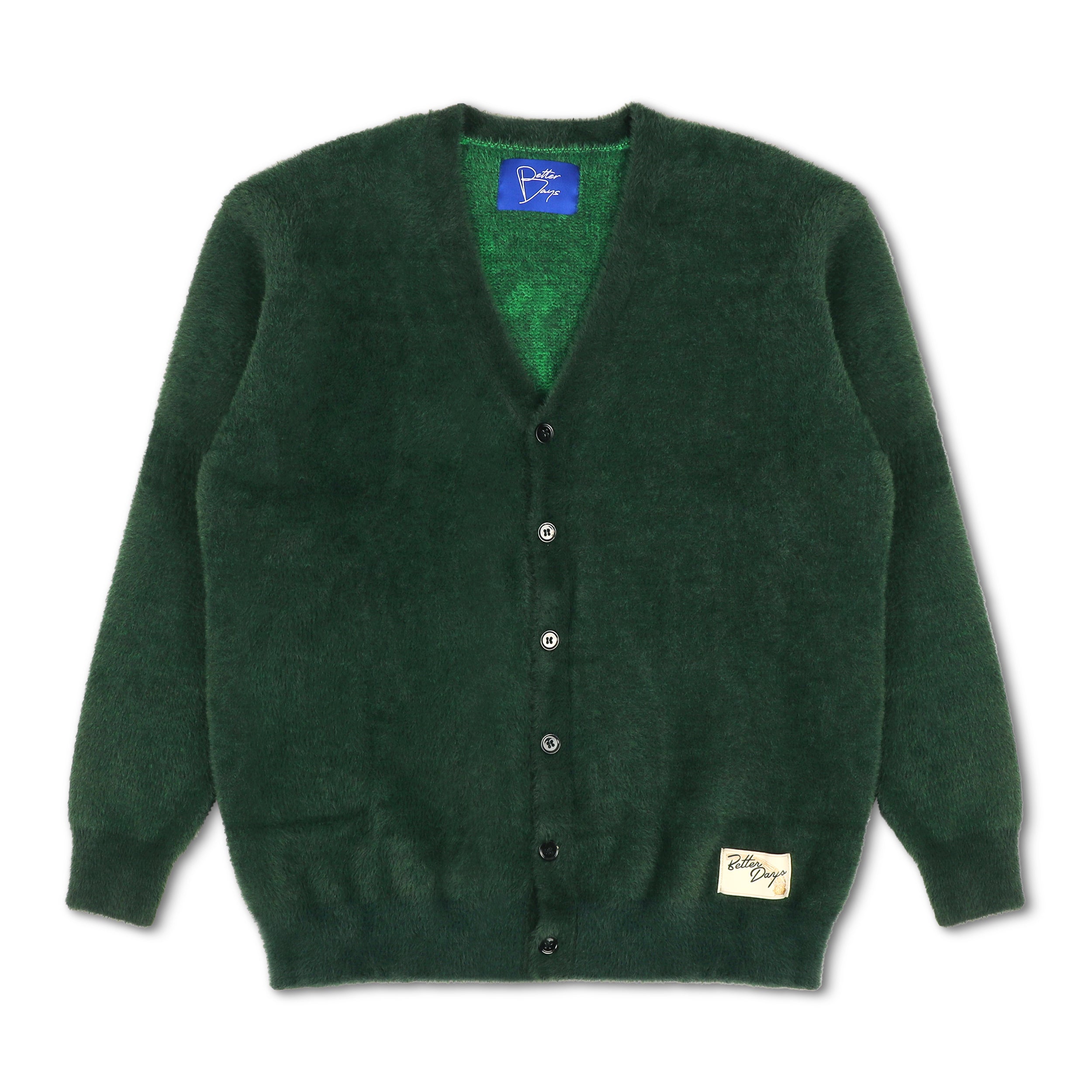 Everest Green Mohair Cardigan